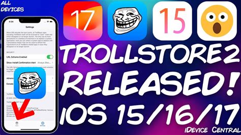 TrollStore 2 RELEASED for iOS 15.5.